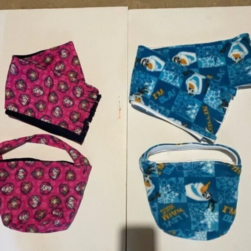 Frozen Pattern Scarf and Matching Bag set of Two
